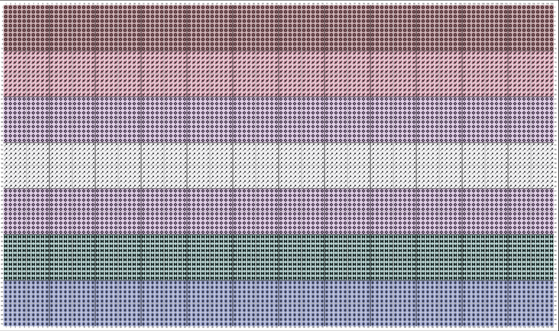 Bigender Pride Flag PDF Bundle