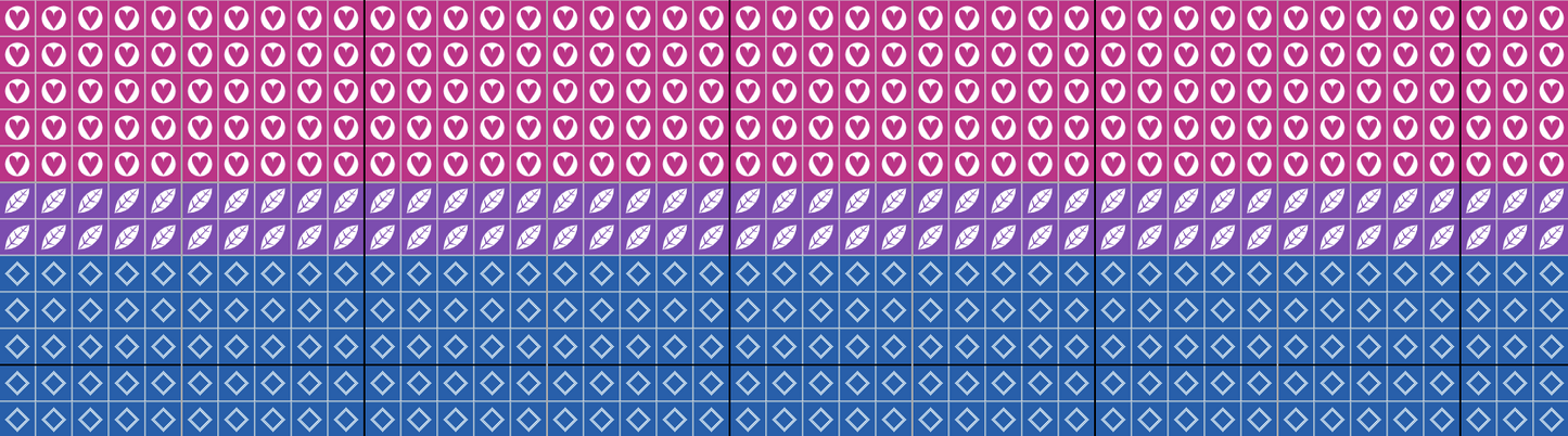 Bi Pride Flag PDF Bundle