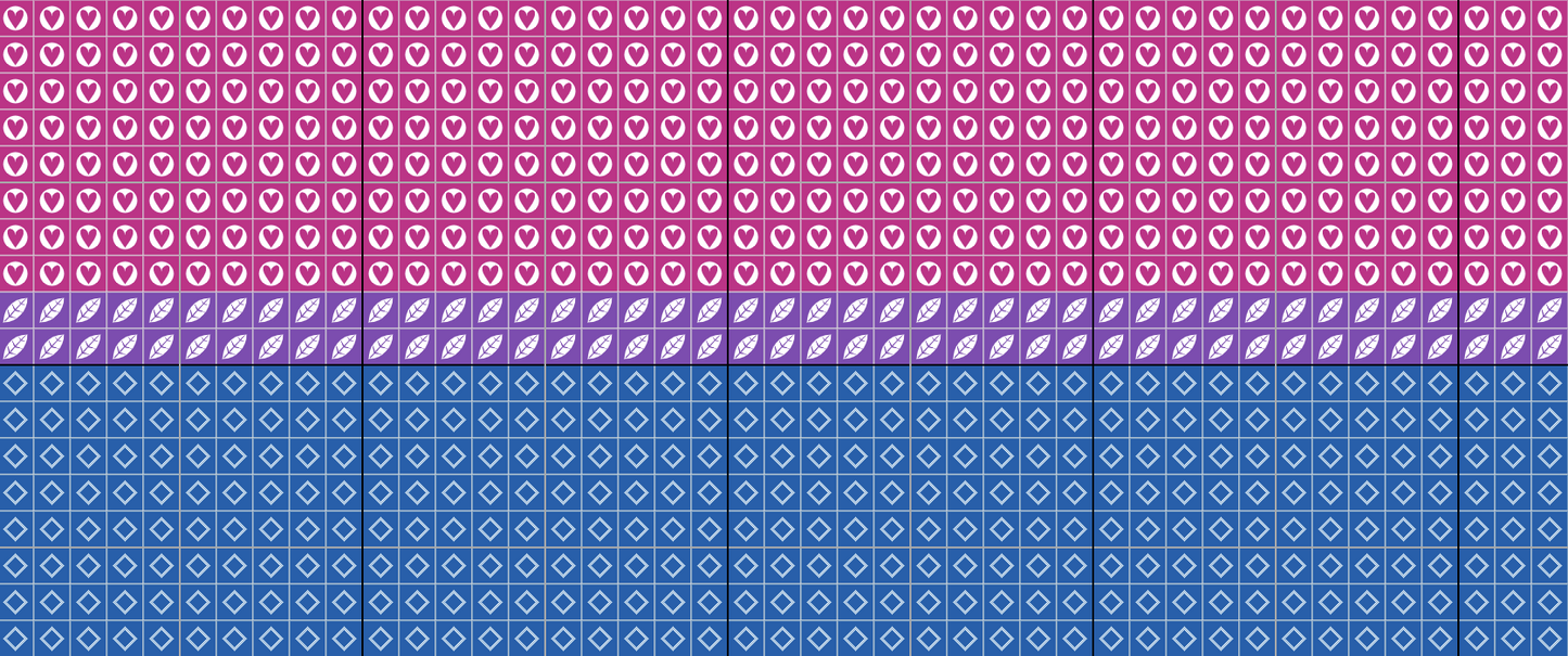 Bi Pride Flag PDF Bundle