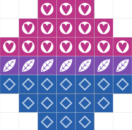 Bi Pride Flag PDF Bundle