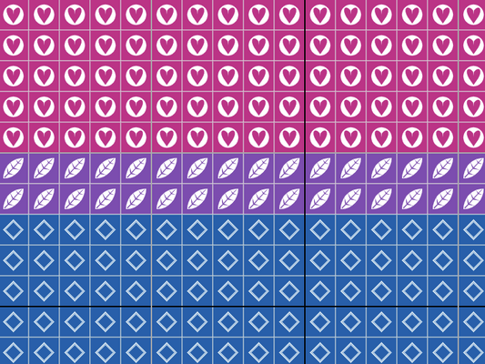 Bi Pride Flag PDF Bundle