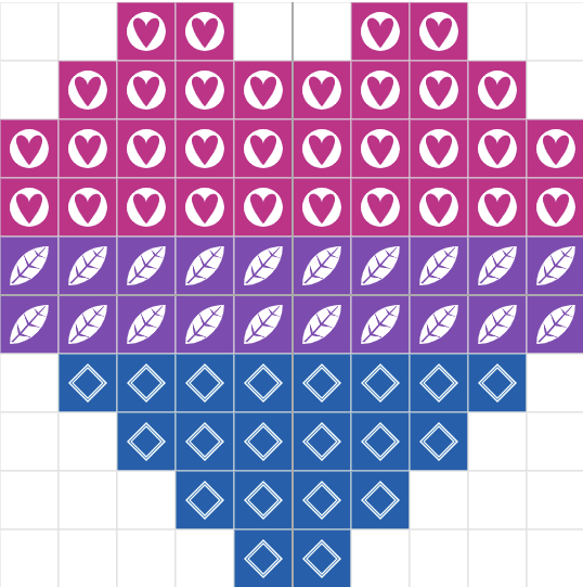 Bi Pride Flag PDF Bundle
