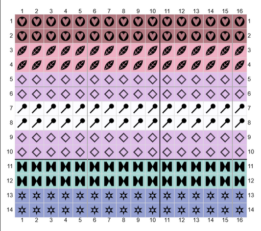 Bigender Pride Flag PDF Bundle