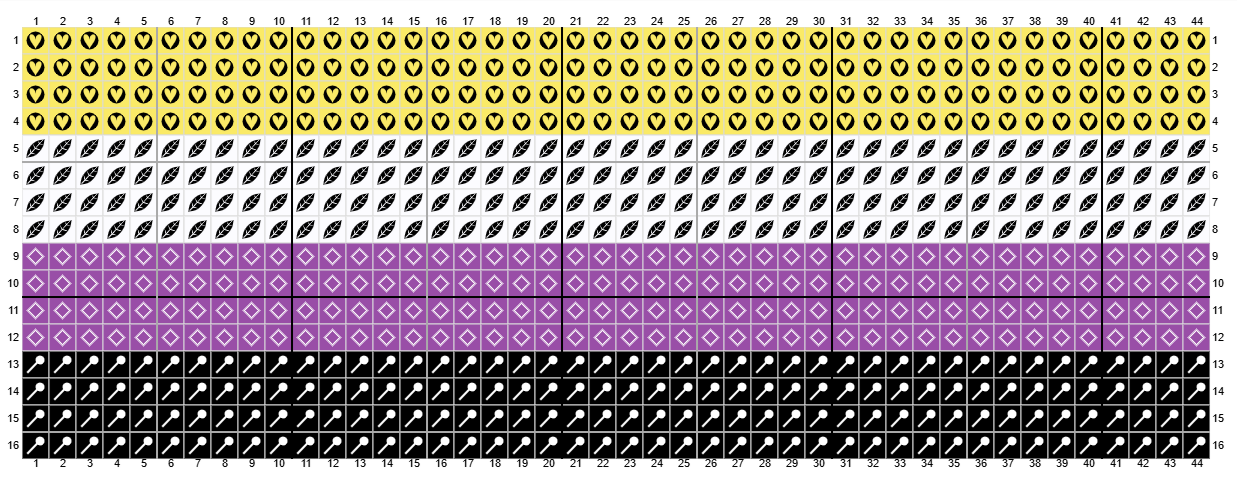 Non-Binary Pride Flag PDF Bundle