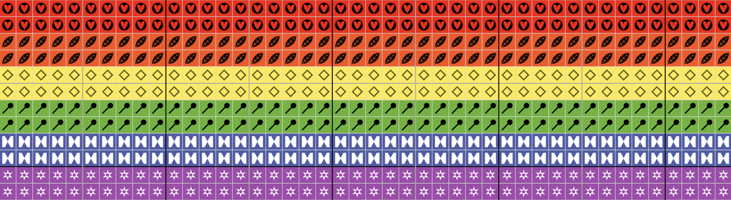 Rainbow Pride Flag   PDF Bundle