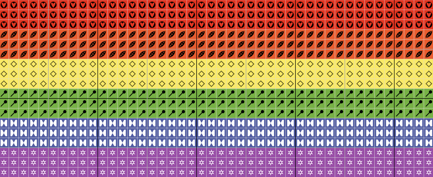 Rainbow Pride Flag   PDF Bundle