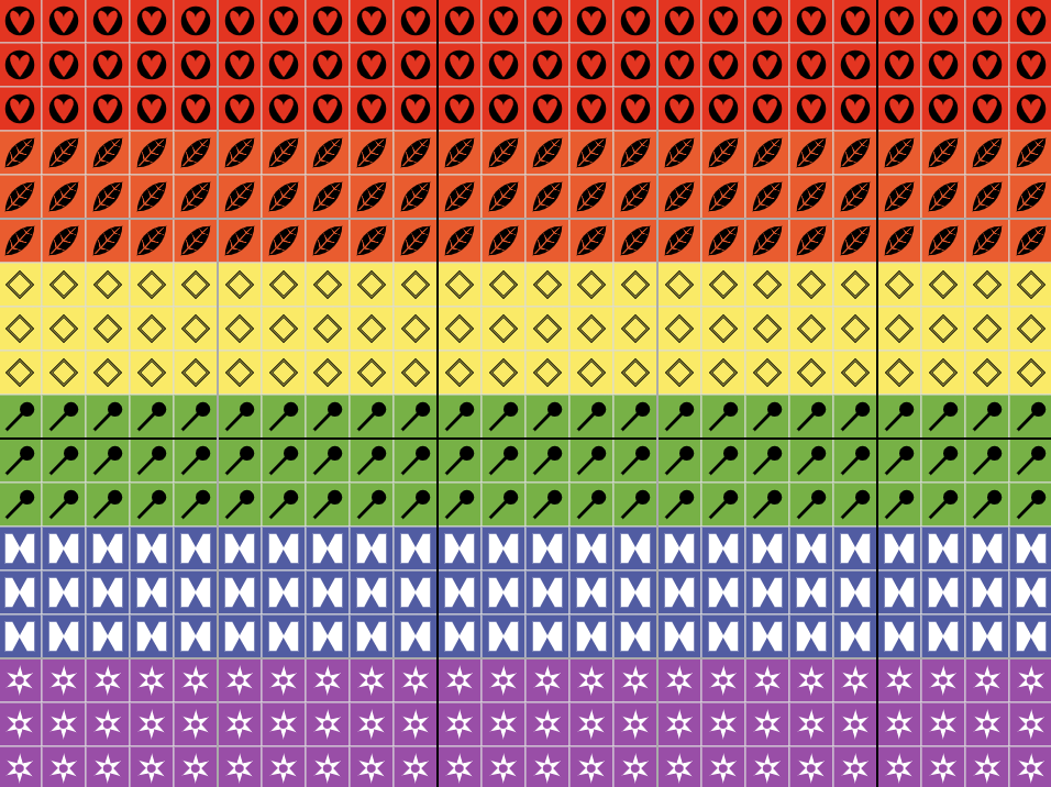 Rainbow Pride Flag   PDF Bundle